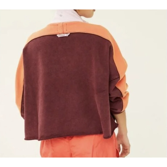 Free People Split Second 1/2 Zip Fig Jam Combo - Picture 2 of 4